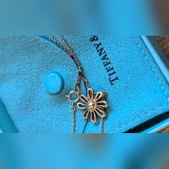 Tiffany and co 18K Gold Daisy necklace by Paloma Picasso - Picture 7 of 8